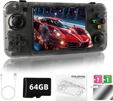 R36H Retro Handheld Console – Open-Source Linux, 3.5" IPS, 64GB/128GB 🎮