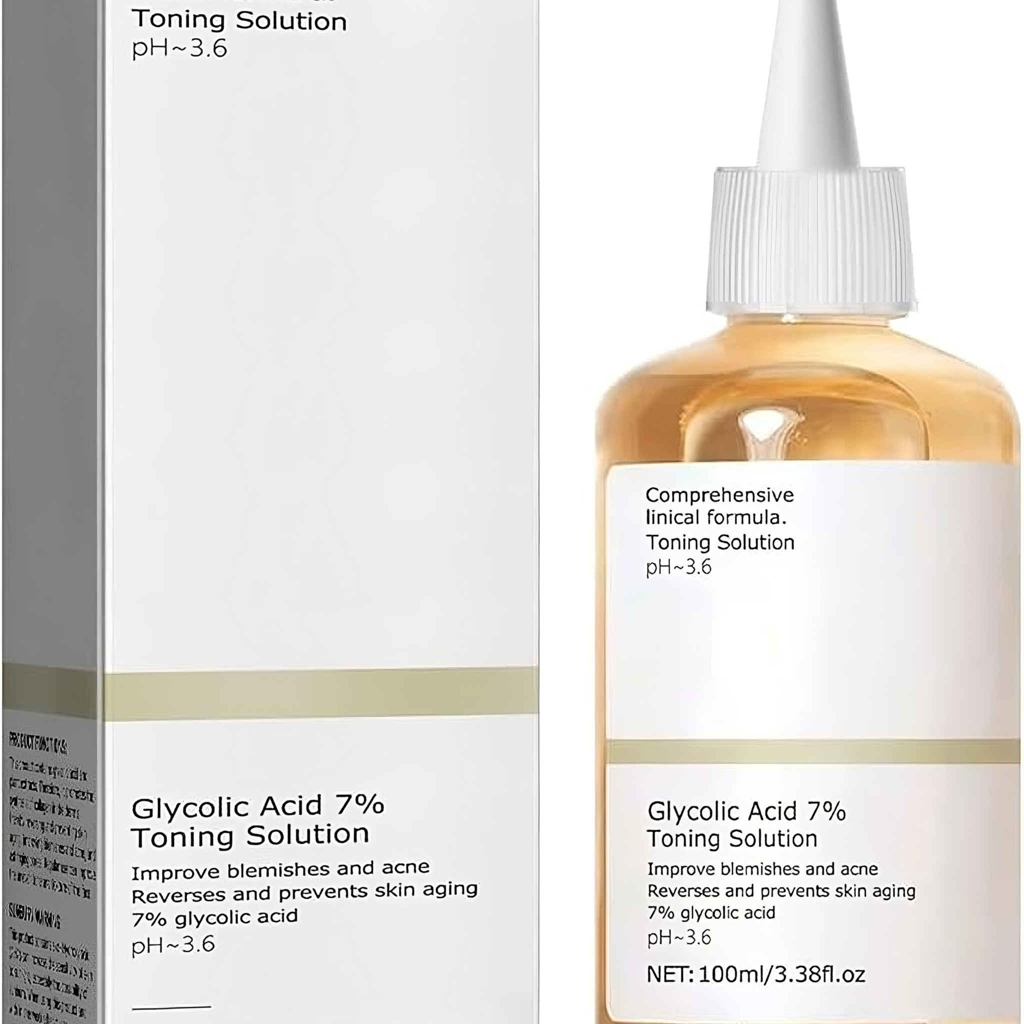 Glycolic Acid 7% Face Toner – Brightening, Acne-Reducing🌸